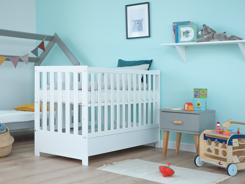 Dětské postýlky 60x120 BABY SLEEP bílý