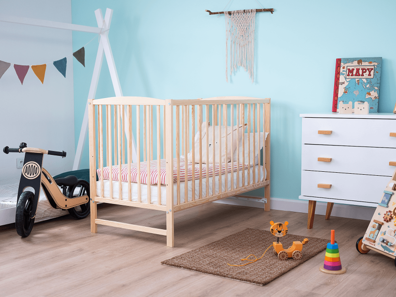 Dětské postýlky 60x120 BABY CLASSIC borovice