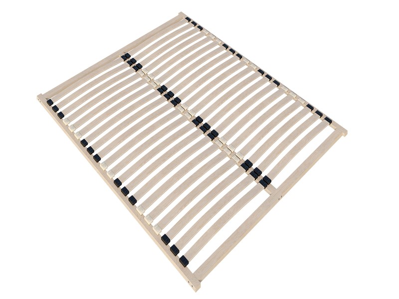Rošt 160x200 v rámu s 40 pružinovými lamelami