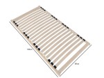 Rošt 90x200 v rámu s 20 pružinovými lamelami