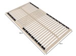Rošt 90x200 v rámu 28 lamel NASTAVITELNÁ tvrdost