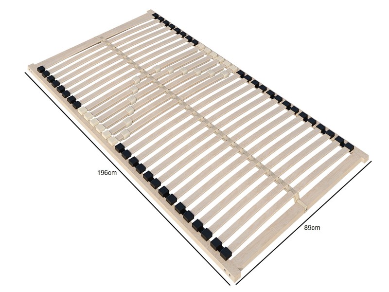 Rošt 90x200 v rámu 28 lamel NASTAVITELNÁ tvrdost