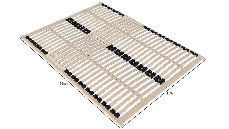 Rošt 160x200 v rámu 56 lamel NASTAVITELNÁ tvrdost