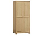 Šatní skříň 2Dč2 šířka 80 věšák borovice