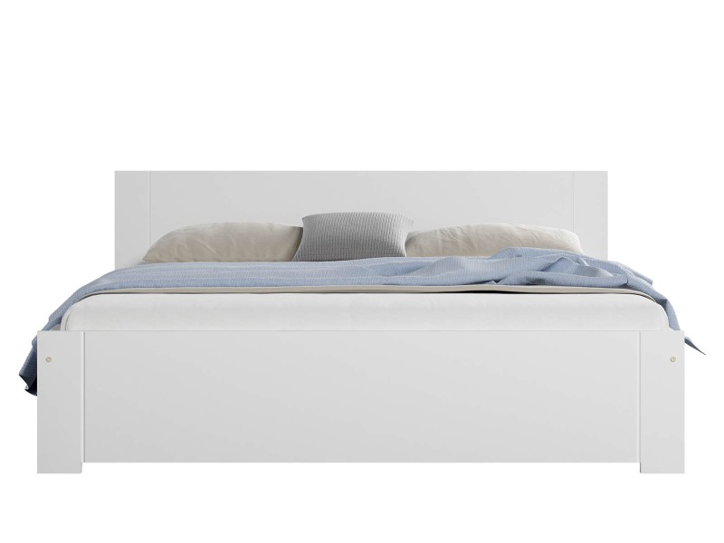 Postel 140x200 DMD9 bílá s roštem