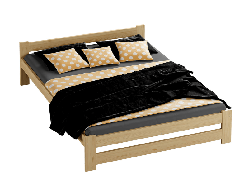 Postel z masivu VitBed 120x200cm Ran borovice s roštem + Matrace Niobé 120x200