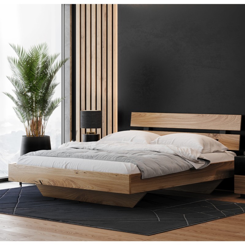 Dubová postel 180x200 cm Rossano