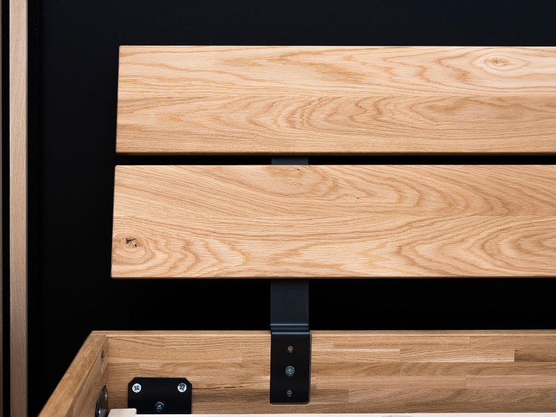 Dubová postel 180x200 cm Rossano