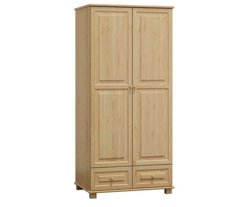 Šatní skříň 2Dč5 šířka 80 věšák borovice