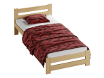 Postel z masivu VitBed 90x200cm Eureka není lakovaná s roštem