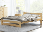 Postel z masivu VitBed 140x200cm Eureka borovice s roštem + Matrace Niobé 140x200