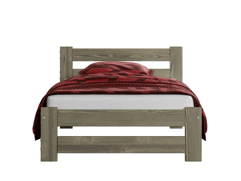 Postel z masivu VitBed 90x200cm Eureka lanýžový dub s roštem