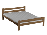 Postel z masivu VitBed 140x200cm Kenta dub s roštem + Matrace Kassandra 140x200cm
