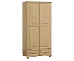 Šatní skříň 2Dč5 šířka 80 věšák/police borovice