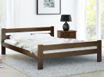 Postel z masivu VitBed 140x200cm Kenta ořech s roštem