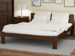 Postel z masivu VitBed 160x200 Akio ořech s roštem