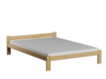 Postel z masivu VitBed 140x200 Isao borovice s roštem + Matrace Heka 140x200