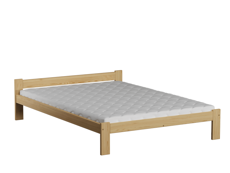 Postel z masivu VitBed 160x200 Isao borovice s roštem + Matrace Heka 160x200