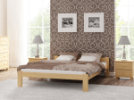 Postel z masivu VitBed 160x200 Isao borovice s roštem + Matrace Heka 160x200