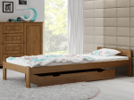Postel z masivu VitBed 90x200 Isao dub s roštem + Matrace Heka 90x200