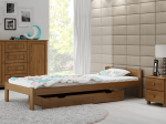 Postel z masivu VitBed 90x200 Isao dub s roštem + Matrace Heka 90x200