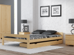 Postel z masivu VitBed 140x200 Fumi borovice s roštem + Matrace Kassandra 140x200