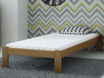 Postel z masivu VitBed 90x200 Anzu dub s roštem + Matrace Karatos 90x200