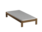 Postel z masivu VitBed 90x200 Anzu dub s roštem + Matrace Karatos 90x200
