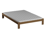 Postel z masivu VitBed 120x200 Anzu dub s roštem + Matrace Karatos 120x200