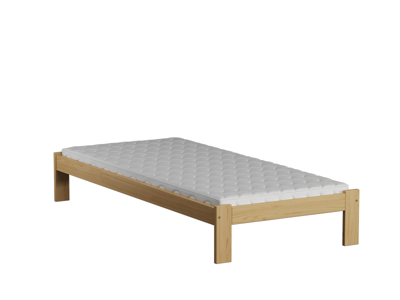 Postel z masivu VitBed 90x200 Anzu není lakovaná s roštem