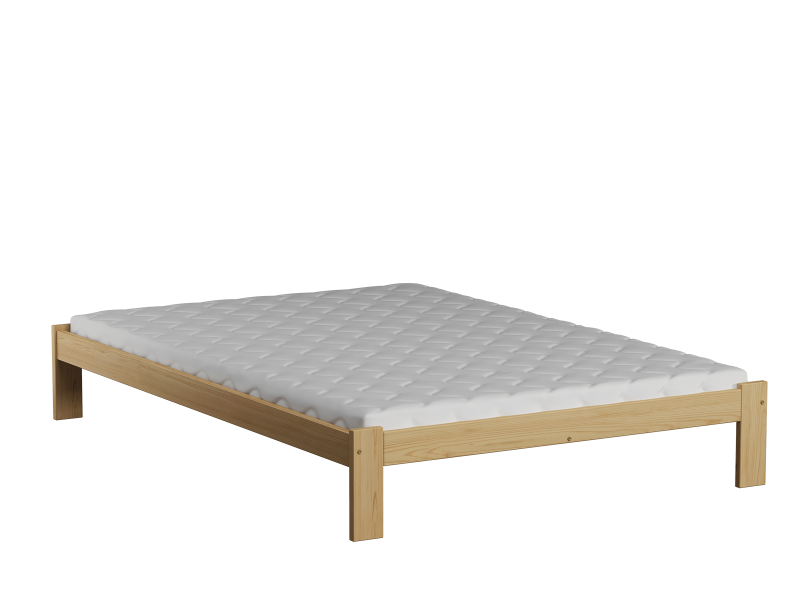 Postel z masivu VitBed 120x200 Anzu borovice s roštem + Matrace Karatos 120x200