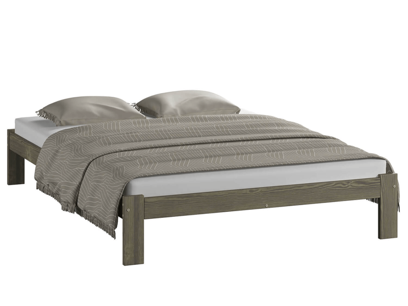 Postel z masivu VitBed 160x200 Anzu lanýžový dub s roštem