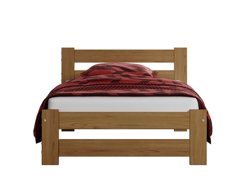 Postel z masivu VitBed 90x200cm Eureka dub s roštem