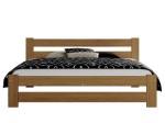Postel z masivu VitBed 140x200cm Eureka dub s roštem + Matrace Niobé 140x200