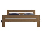 Postel z masivu VitBed 140x200cm Kenta dub s roštem