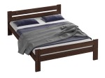 Postel z masivu VitBed 160x200cm Kenta ořech s roštem