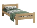 Postel z masivu VitBed 90x200cm Kenta borovice s roštem