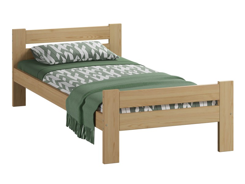 Postel z masivu VitBed 90x200cm Kenta borovice s roštem