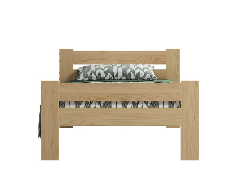 Postel z masivu VitBed 90x200cm Kenta borovice s roštem