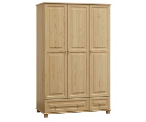 Šatní skříň 3Dč1 šířka 133 borovice