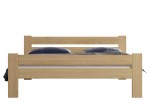 Postel z masivu VitBed 140x200cm Kenta borovice s roštem + Matrace Kassandra 140x200cm