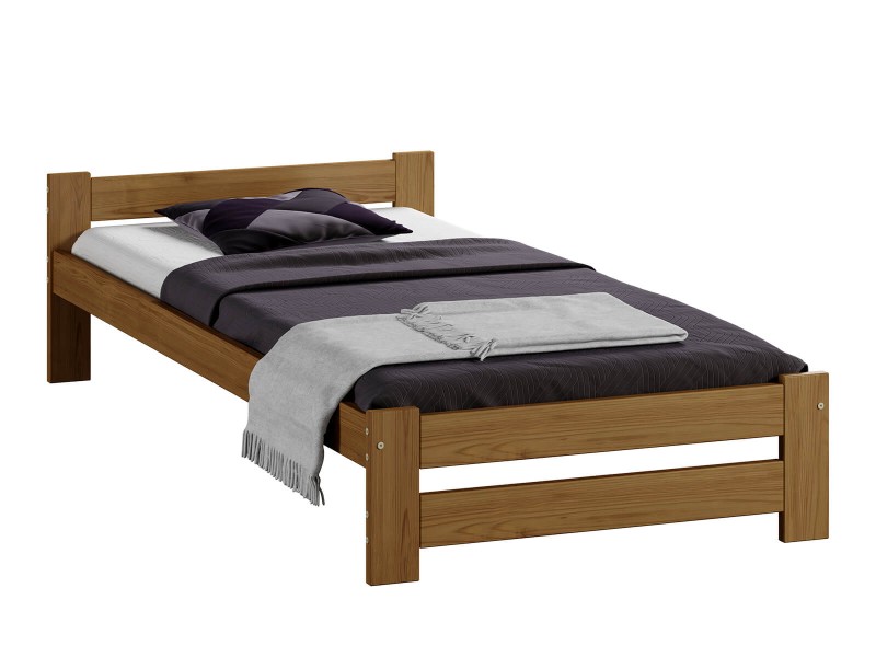 Postel z masivu VitBed 90x200cm Ran dub s roštem + Matrace Niobé 90x200