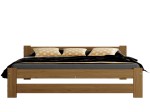 Postel z masivu VitBed 140x200cm Ran dub s roštem + Matrace Niobé 140x200