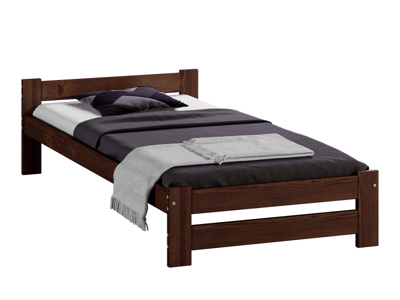 Postel z masivu VitBed 90x200cm Ran ořech s roštem