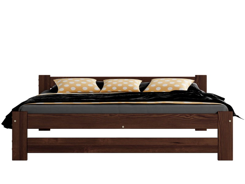 Postel z masivu VitBed 120x200cm Ran ořech s roštem