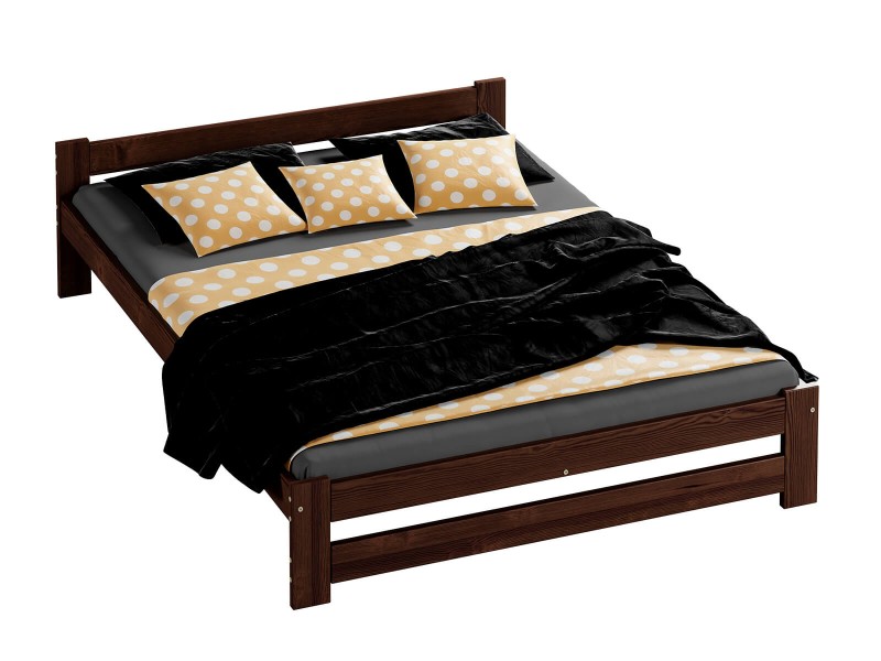 Postel z masivu VitBed 160x200cm Ran ořech s roštem + Matrace Niobé 160x200