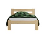 Postel z masivu VitBed 90x200cm Akio borovice s roštem + Matrace Heka 90x200
