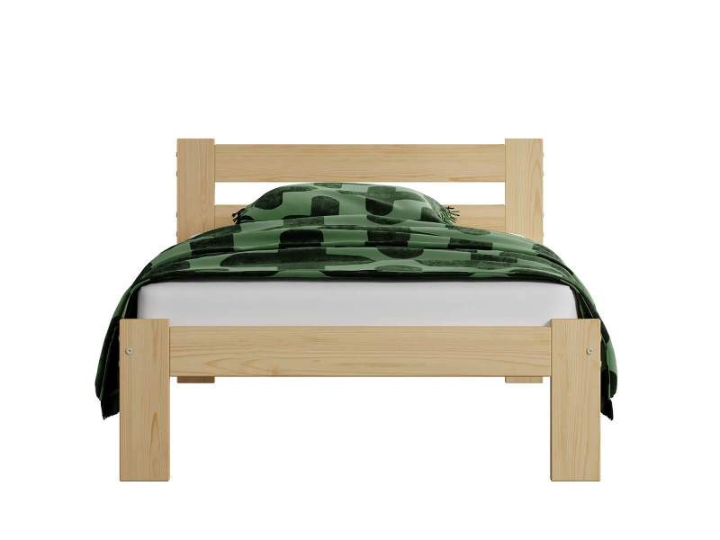 Postel z masivu VitBed 90x200cm Akio borovice s roštem + Matrace Heka 90x200