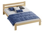 Postel z masivu VitBed  160x200 Akio není lakovaná s roštem