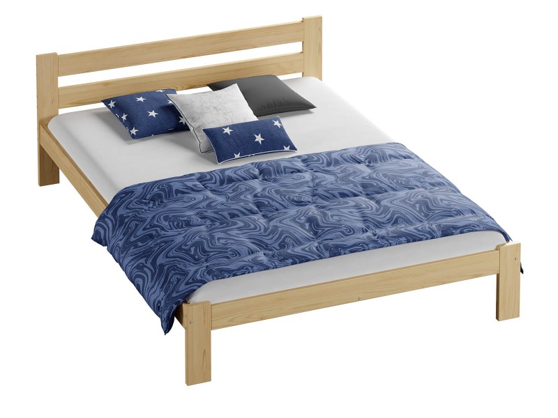 Postel z masivu VitBed  160x200 Akio není lakovaná s roštem